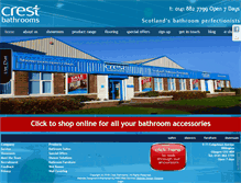 Tablet Screenshot of crestbathrooms.co.uk